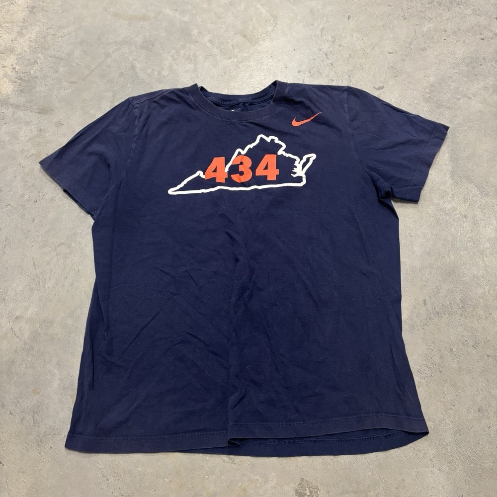 Nike Men's 434 Area Code Navy Tshirt Size Large